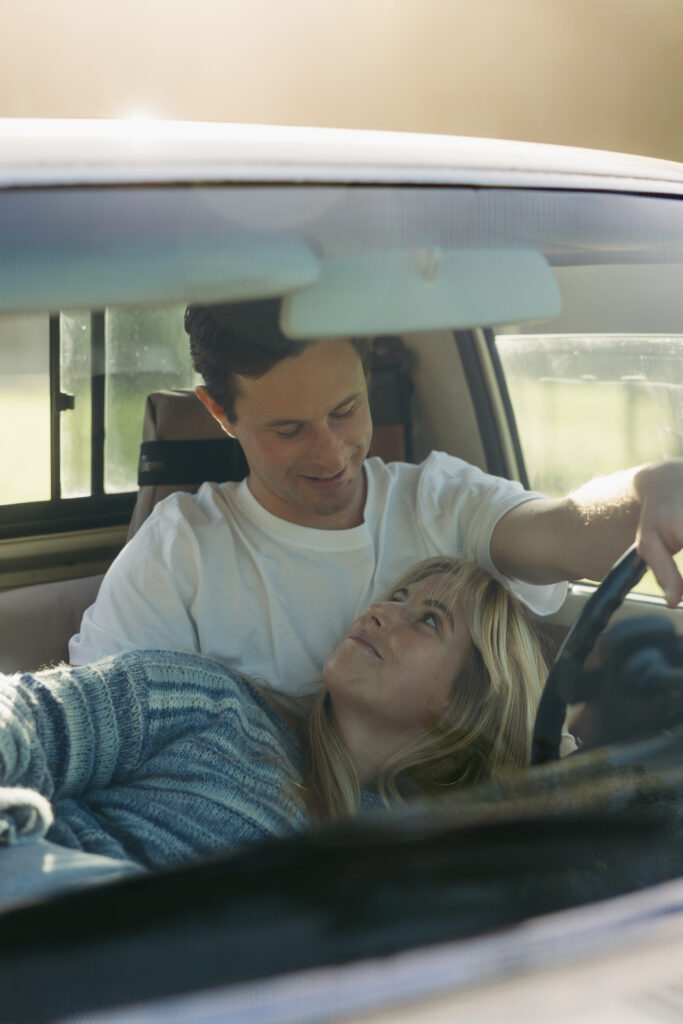 Tenaya and Simon engagement session california central coast