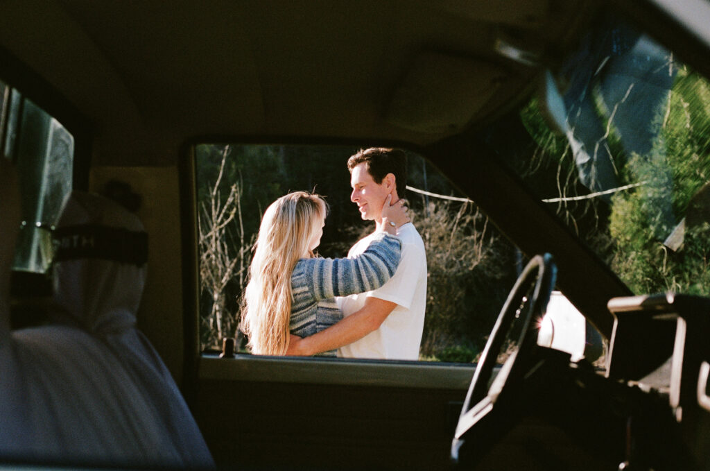 Tenaya and Simon engagement session california central coast