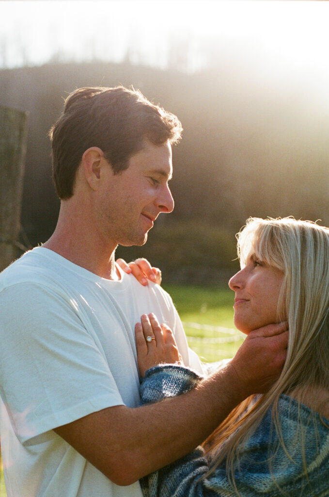 Tenaya and Simon engagement session california central coast