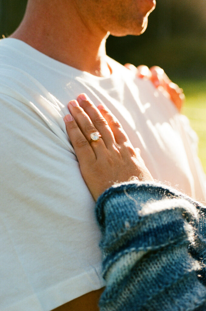 Tenaya and Simon engagement session california central coast