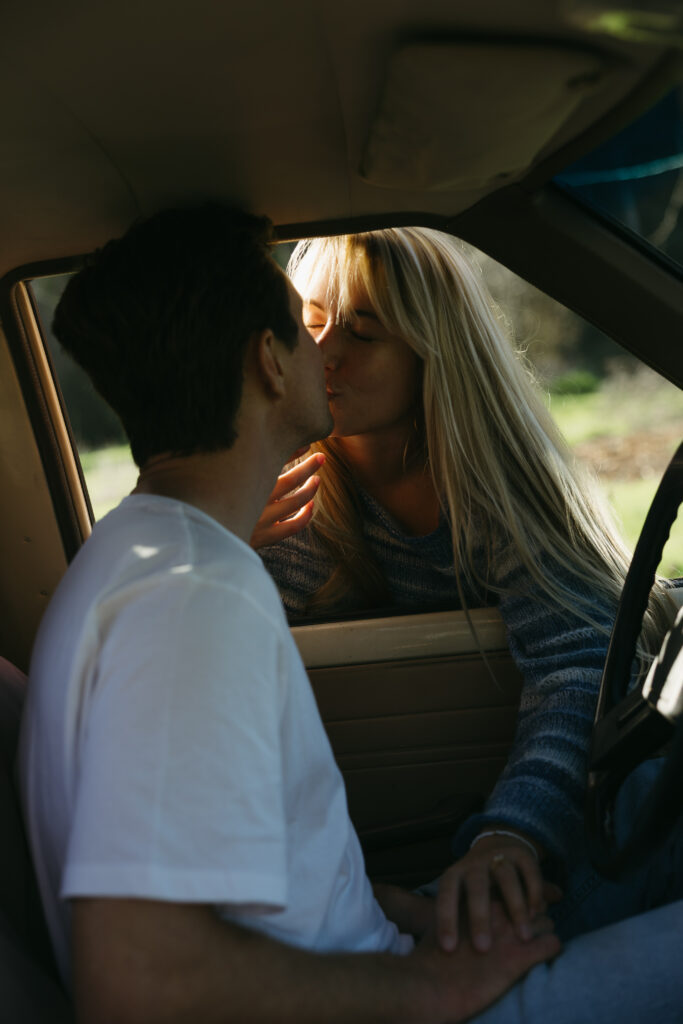 Tenaya and Simon engagement session california central coast