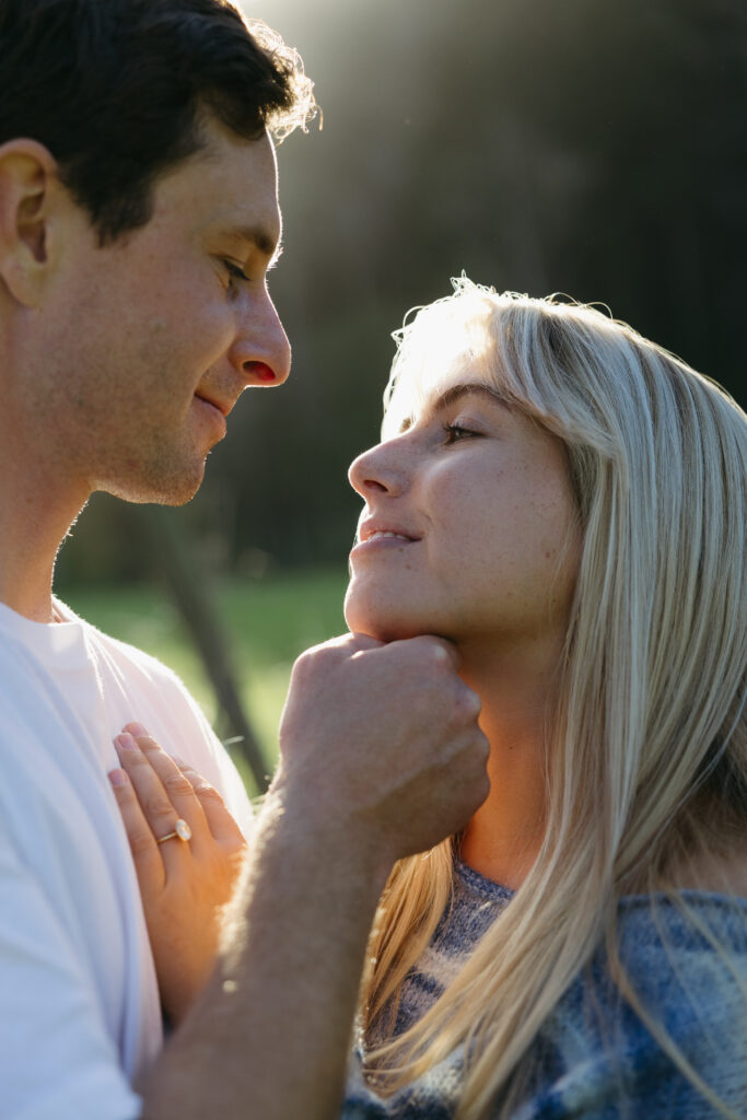 Tenaya and Simon engagement session california central coast