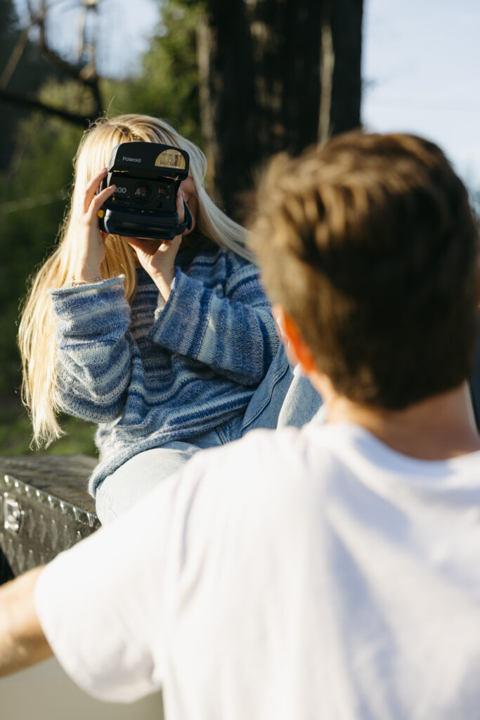 Tenaya and Simon engagement session california central coast