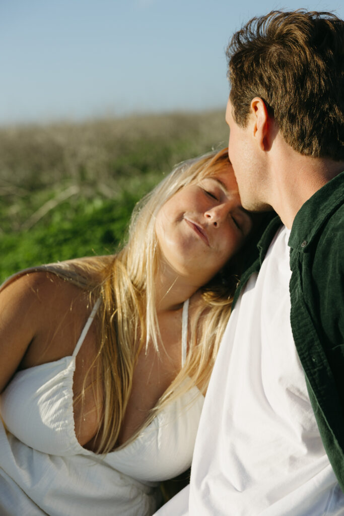 Tenaya and Simon engagement session california central coast