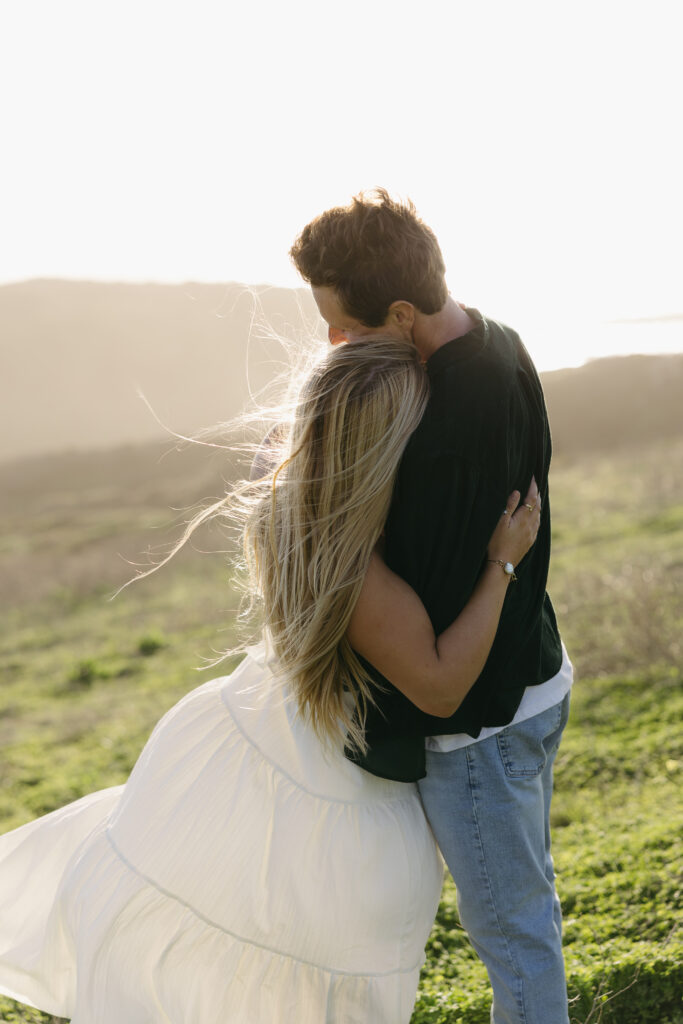 Tenaya and Simon engagement session california central coast