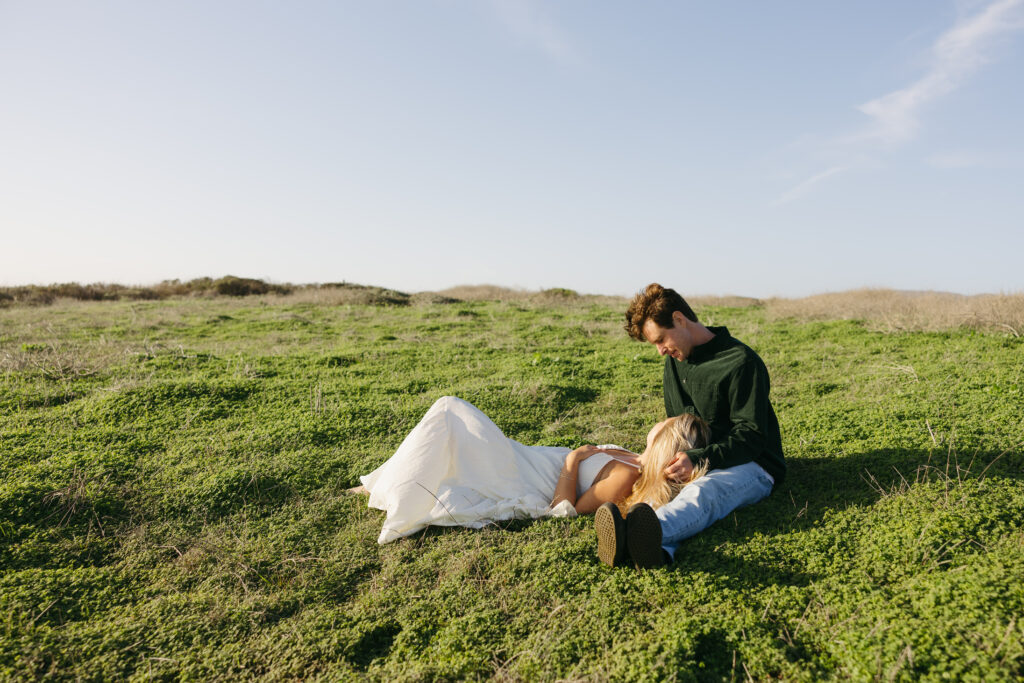 Tenaya and Simon engagement session california central coast