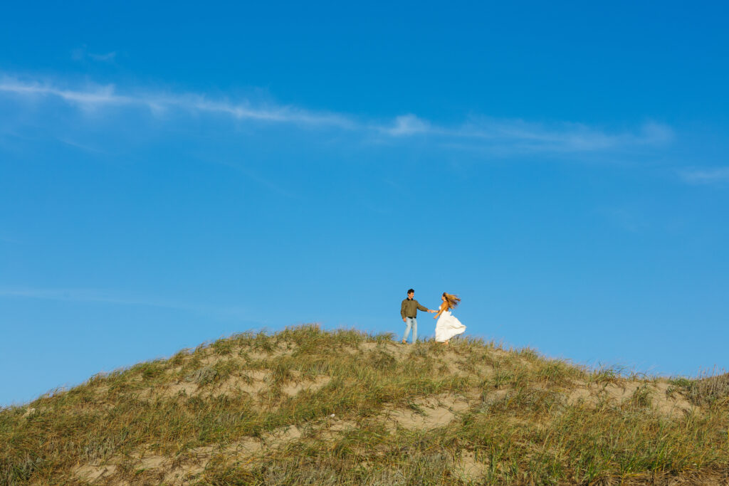 Tenaya and Simon engagement session california central coast