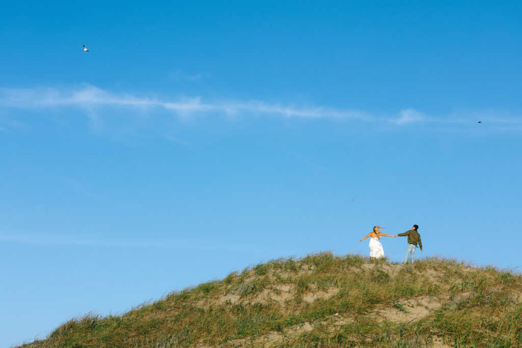 Tenaya and Simon engagement session california central coast